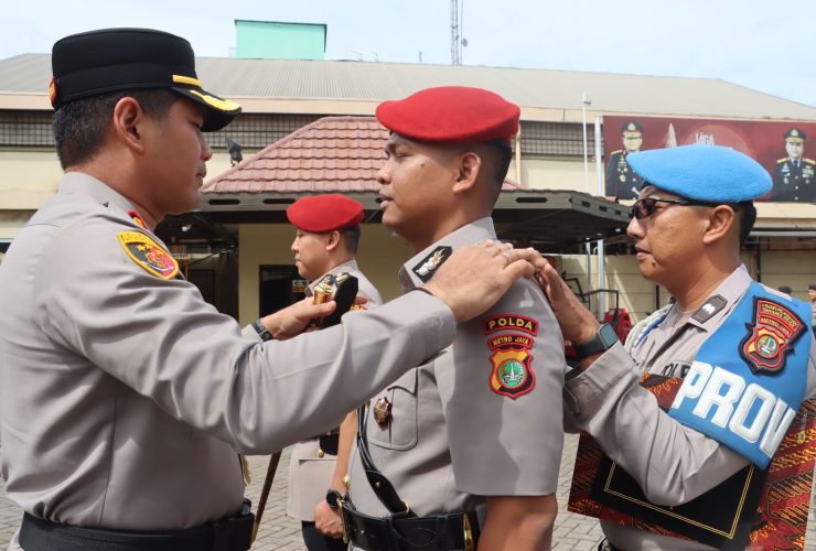 Polres Priok Gelar Upacara Penghormatan ke Pejabat Baru