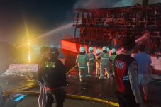 Kebakaran Kapal KM Makin Melimpah Terbakar, Polisi Olah TKP