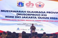 Gubernur DKI Jakarta Pramono saat membuka Musorprov ke 13 : hanya minta satu “Juara “