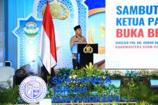 Momen buka puasa bersama dengan warga Gunung Sindur, ungkap syukur Pembangunan SMA Kemala Taruna capai 60 persen