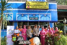 Kapolres Metro Tangerang Kota Monitoring Pos Pengamanan Mudik