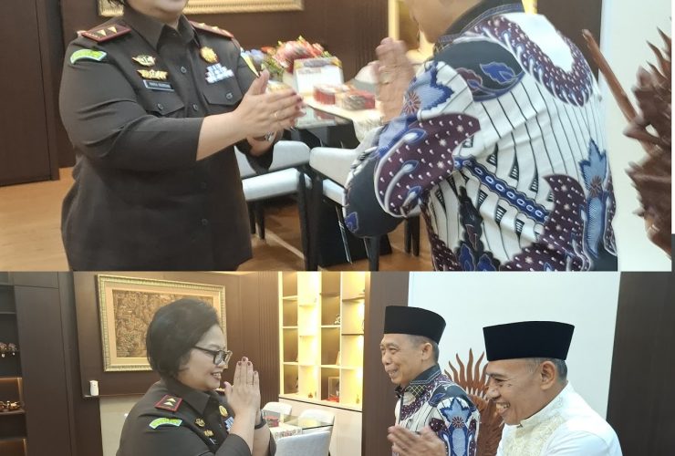 Silaturahmi Idul Fitri, Kakanwil Kemenag Prov Banten dan Kajati Bangun Sinergi