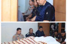 Polri Hadir di Tengah Duka, Kapolsek Kemayoran Takziah ke Rumah Anggota Pokdarkamtibmas