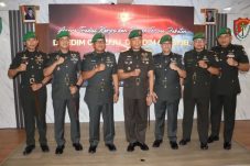 Brigjen TNI Faizal Rizal Pimpin Sertijab Dandim Jakarta Utara dan Jakarta Barat