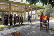 Warga Pulau Untung Jawa Dilatih Jadi Redkar, Siap Cegah Kebakaran
