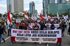 May Day 2026: 84 Juta Buruh Informal Tanpa Jaminan, Geber BUMN: Kerja Layak Jadi Barang Mewah