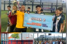 Sambut HUT Bhayangkara Ke-80, Polsek Kemayoran Raih Juara II Turnamen Mini Soccer Kapolres Cup