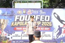 Pembukaan Turnamen Fourfeo Kapolres Cup 2026 dihadiri langsung Kapolres Kepulauan Seribu