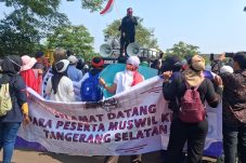 Minta Kasus Kriminalisasi Lahan Dihentikan,Warga Cempaka Putih Gerudug Kejari Tangsel