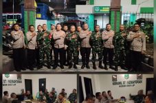 Polsek Kemayoran Perkuat Sinergitas dengan Koramil 07/Kemayoran, Solid Jaga Kamtibmas di Wilayah