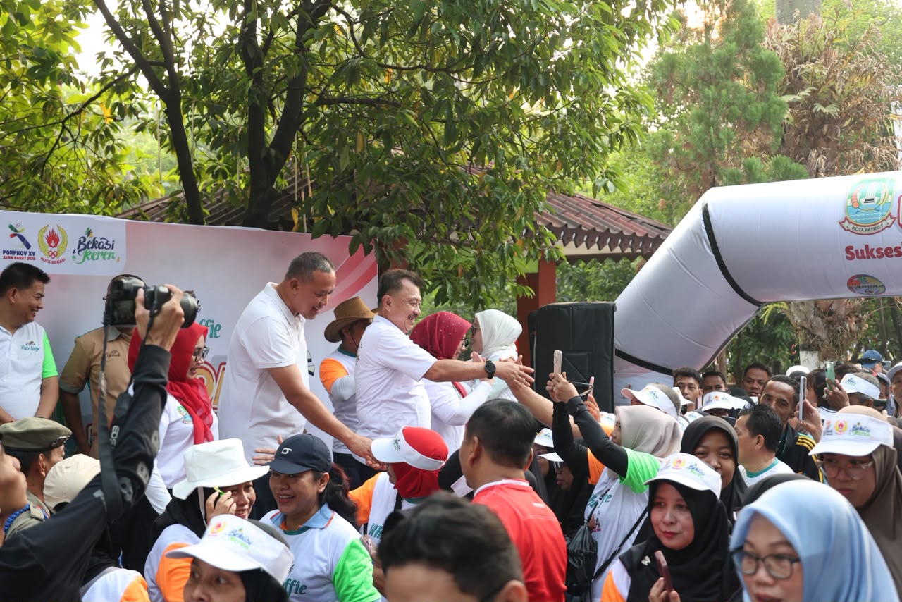 Ribuan Warga Ramaikan Funday Morning, Bekasi Siap Jadi Tuan Rumah PORPROV XV Jawa Barat 2026