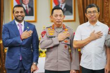 Kapolri Terima Audiensi Direktur FBI, Perkuat Kerja Sama