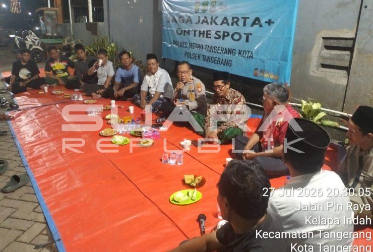 Kapolsek Tangerang Ajak Warga Kelapa Indah Aktif Jaga Lingkungan Lewat Jaga Jakarta On The Spot