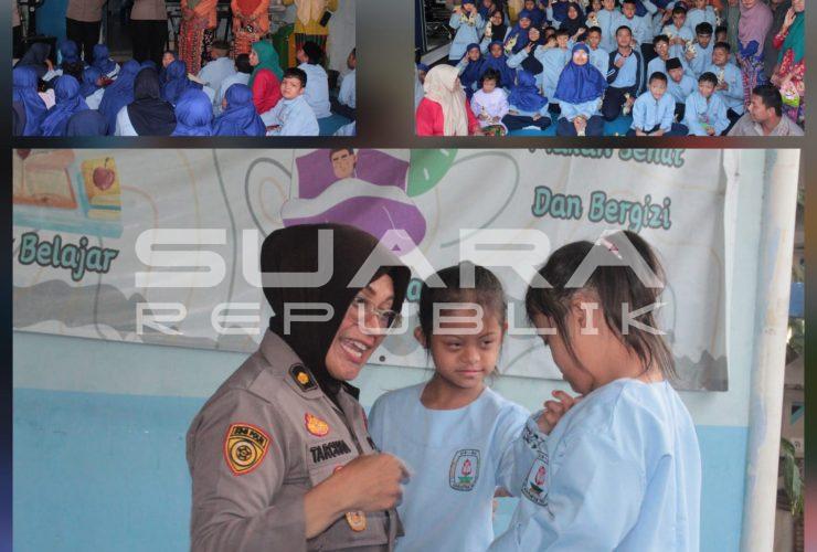 Pelukan Kasih Polri untuk Anak Negeri, Polwan Jaga Jakarta Sambangi SLB Harapan Ibu