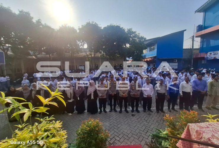 Polisi Masuk Sekolah, Pelajar Kota Tangerang Diingatkan Bahaya Tawuran dan Narkoba