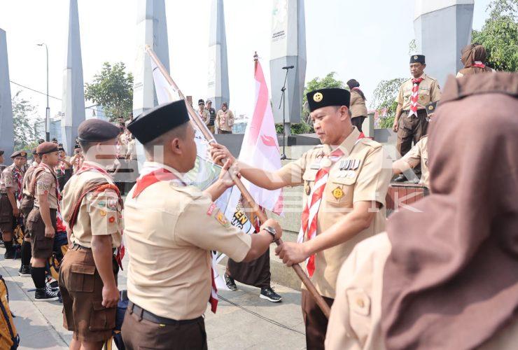 Wali Kota Bekasi Lepas 74 Kontingen ke Jambore Nasional XII, Dorong Pramuka Jadi Generasi Mandiri