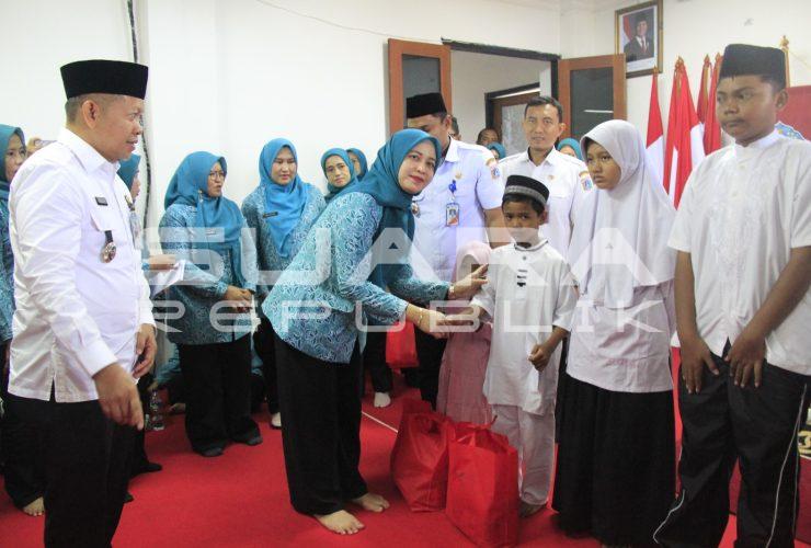 Pengajian Rutin Kepulauan Seribu Utara Santuni  Anak Yatim