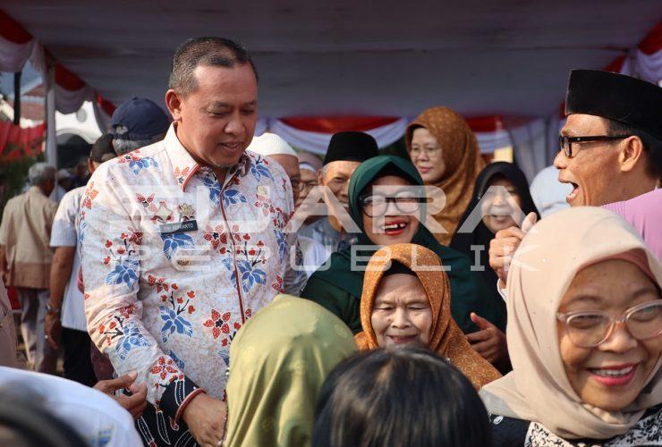 Wali Kota Bekasi Tri Adhianto Resmikan Turap DAS Rawalumbu, Minta Pembangunan Dilanjutkan