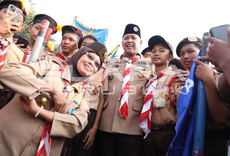 Tri Adhianto Hadiri Hari Pramuka ke-65, Tekankan Disiplin dan Kemandirian Generasi Muda Bekasi