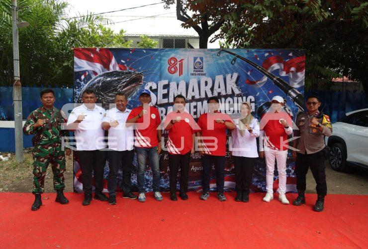 Perumda Tirta Patriot Gelar Lomba Memancing, Semarak HUT ke-81 RI Jadi Momentum Perkuat Kekompakan