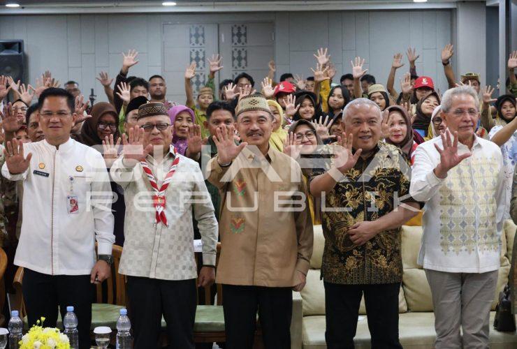 Wawalkot Bekasi Harris Bobihoe Beri Semangat Kontingen Jamnas Asal Gorontalo