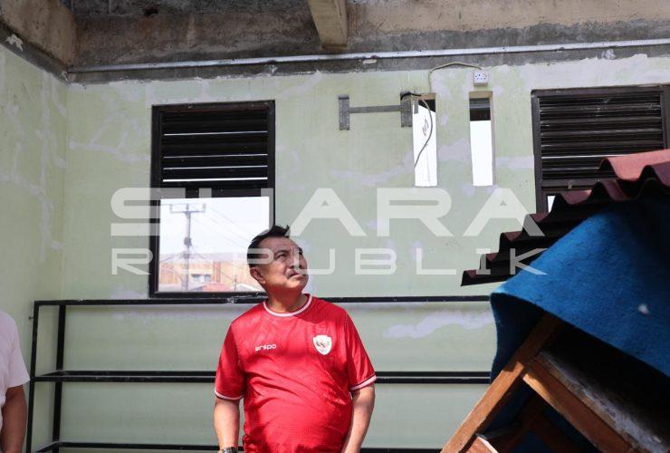 Abdul Harris Bobihoe Tinjau Renovasi SDN 05 Bojong Menteng, Minta Segera Diselesaikan