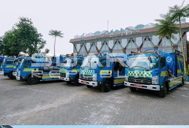 Dinas Sda Serah Terima Mobil Pump Berkapasitas 60.000 liter/menit Pada Sudin Sda Jakut 