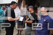 Forkomiko Jakut Sambangi Warga di Tenda Pengungsian korban kebakaran Muara Angke
