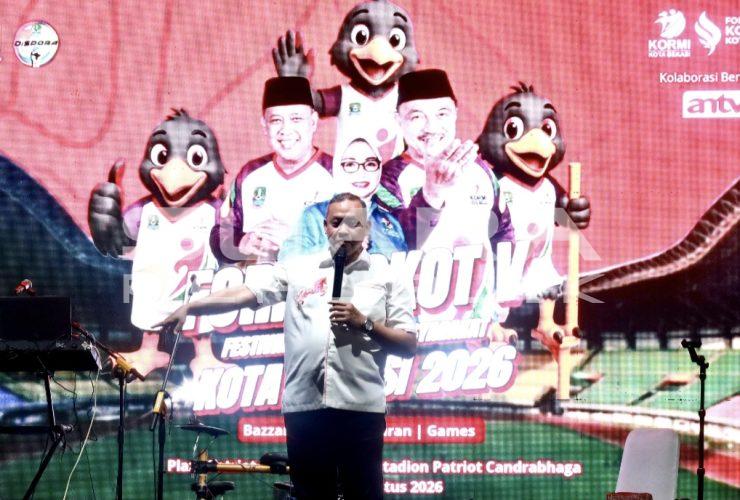Meriah! Tri Adhianto Buka FORMASKOT 2026 di Plaza Patriot Candrabhaga Bekasi