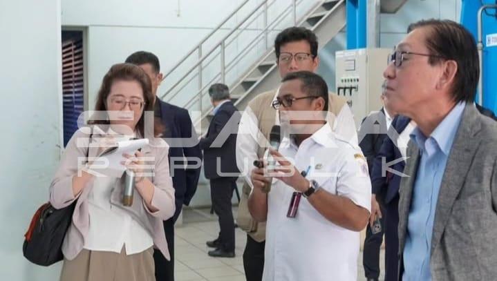 Ka Sudin Sda Jakut dan Jajaran menerima Kunjungan Delegasi Pemerintah Jepang 