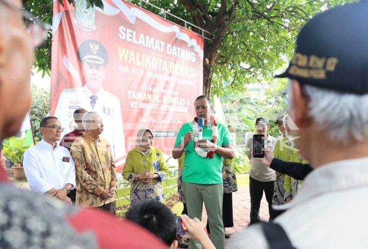 Pemkot Bekasi Resmikan Taman Asri 3 dan Taman Bahagia di Jatimakmur, Jadi Ruang Publik Warga