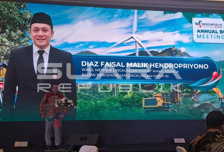Wamen LH Bahas Ancaman Kenaikan Air Laut dan Kebakaran TPA di Meeting ANTAM