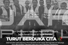 Tim SAR Resmi Hentikan Pencarian Rombongan Jurnalis dan Awak Kapal Hilang di Selat Sunda  