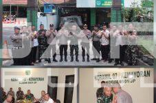 Hangat dan Penuh Kekeluargaan, Polsek Kemayoran Rayakan HUT ke-81 TNI Bersama Koramil 07