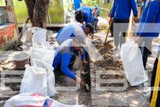 Atasi Genangan, Sudin SDA Kepulauan Seribu Bangun Saluran 50 Meter
