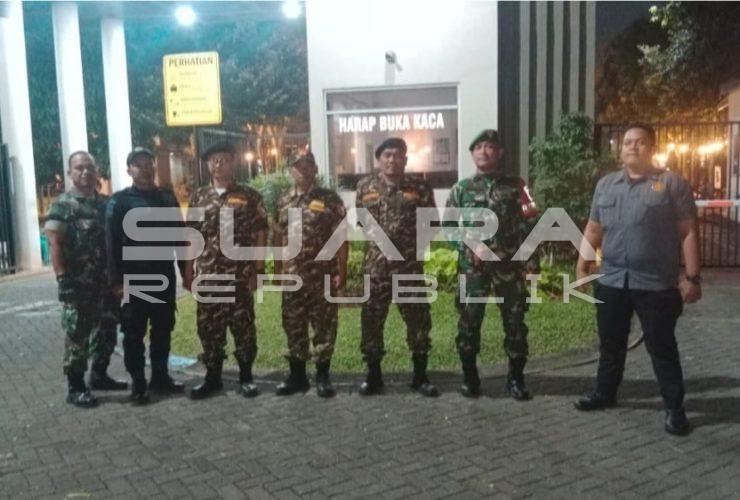 Patroli Malam Koramil Bersama Komduk, Perkuat Kamtibmas Di Wilayah Binaan