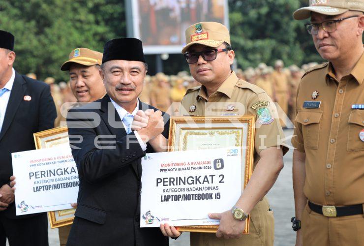 Pemkot Bekasi Berikan Penghargaan Monev Keterbukaan Informasi Publik 2026, Ini Daftar Penerimanya