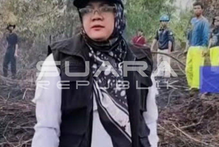 Viral! Video Bupati Siak Afni Zulkifli Tanam Pohon di Eks Karhutla , Dihapus TikTok