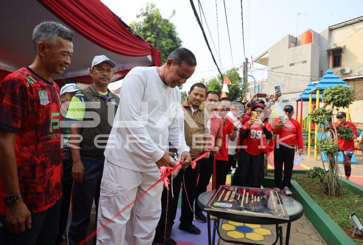Resmikan Taman Bhineka di Bekasi, Tri Adhianto Ajak Warga Jaga dan Rawat Fasilitas Umum