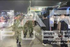 TNI Hadir di Tengah Masyarakat, Koramil 11/Pasar Kemis Gelar Patroli Malam