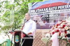 Pemkot Bekasi Mulai Bangun Gedung Polsek Mustikajaya Senilai Rp4,2 Miliar