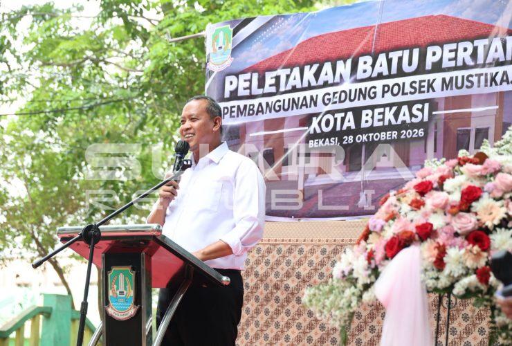 Pemkot Bekasi Mulai Bangun Gedung Polsek Mustikajaya Senilai Rp4,2 Miliar