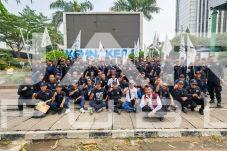 Buruh Epson Demo di Kemnaker, Desak Usut Union Busting