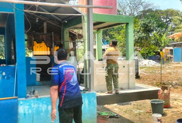 Satgas TMMD ke-130 Kodim 0510/Tigaraksa Lanjutkan Pengerjaan Sarana Air Bersih di Pesantren An-Naziyah