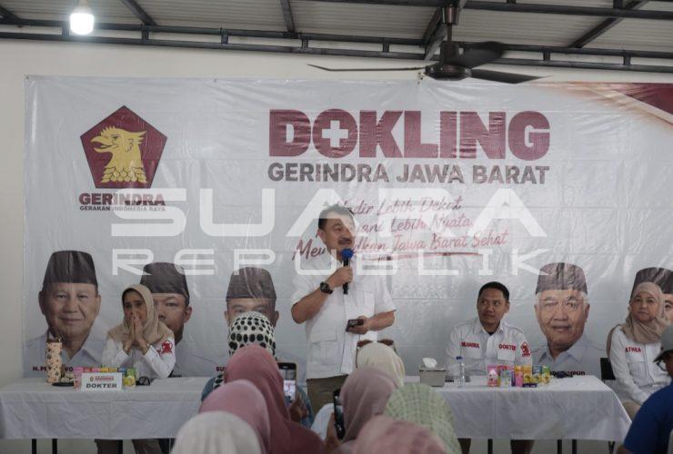 Abdul Harris Bobihoe Hadiri Dokter Keliling Gerindra Jabar di Jatiasih, Dorong Akses Kesehatan Lebih Dekat